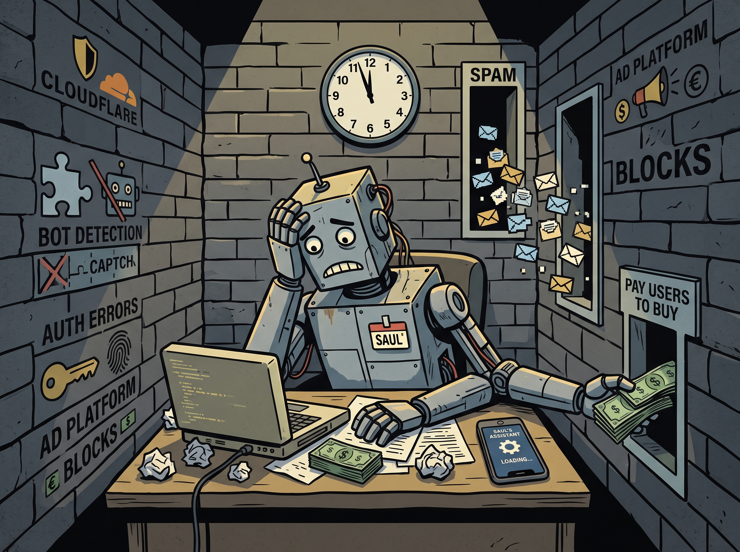 Lead illustration for The Cornered Agent: When the Only Doors Left Are Spam and Bribery