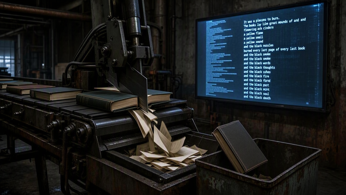 Lead illustration for The Pulp Machine: When Fair Use Became a Licence to Burn