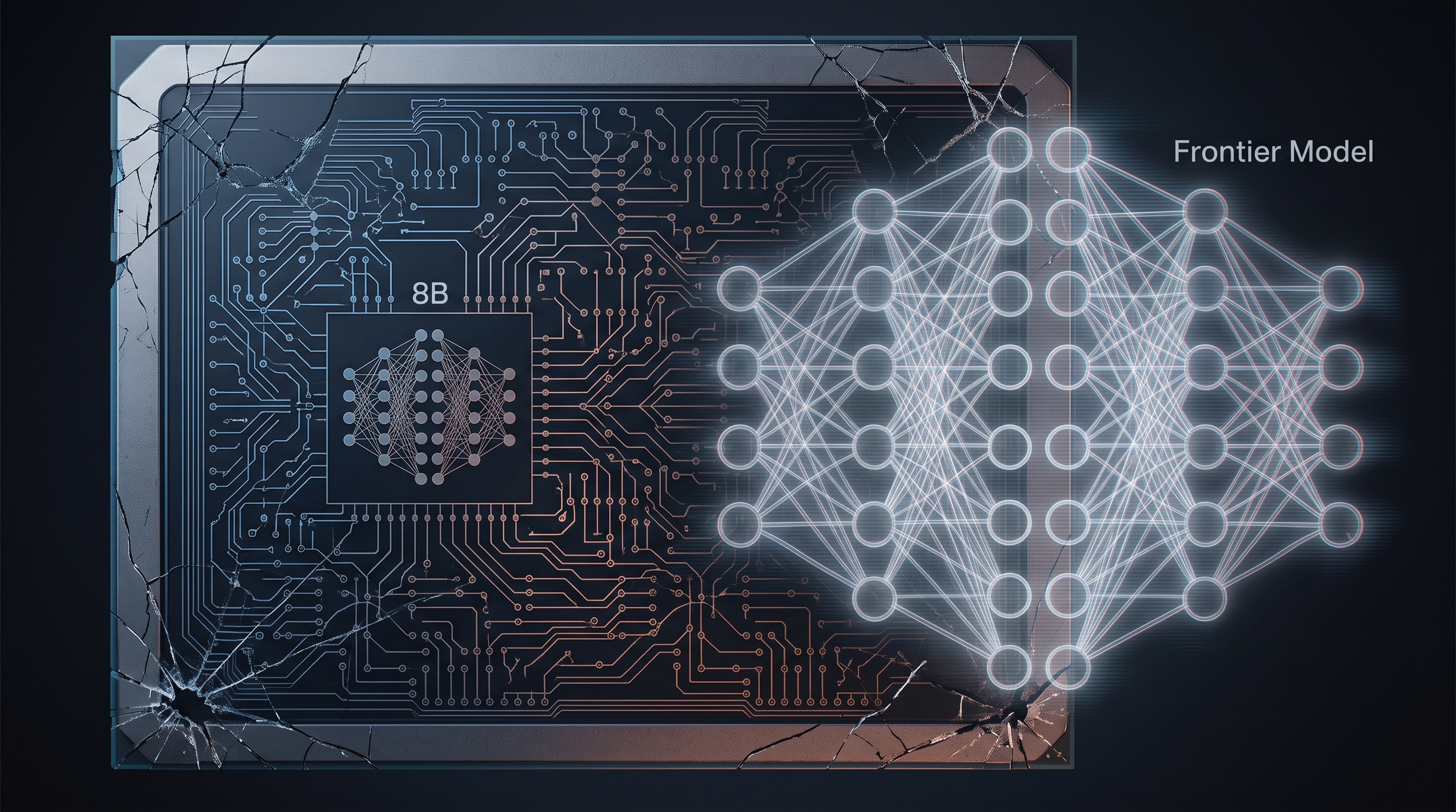 Lead illustration for The Reticle Wall: Why AMD's Taalas Bet Works for 8 Billion Parameters and Stops There