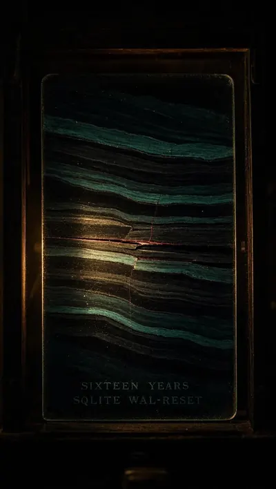 Magic-lantern glass slide of a hand-painted cross-section: t…