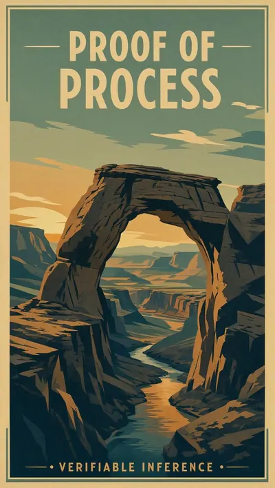 WPA national-park travel poster of a monumental natural ston…