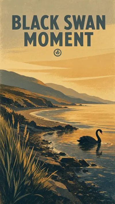 WPA national-park travel poster depicting a rugged shoreline…