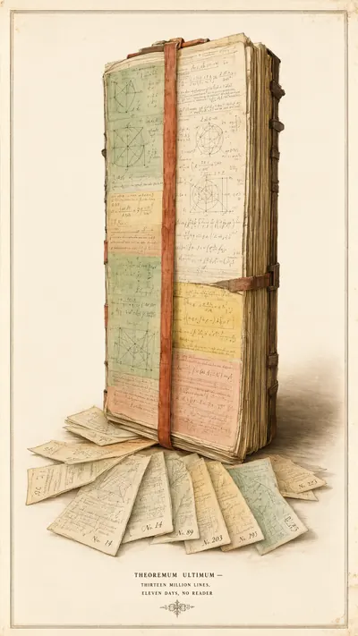 Victorian natural-history plate of a towering specimen shelf…