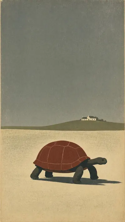 British post-war public-information poster in flat painted g…