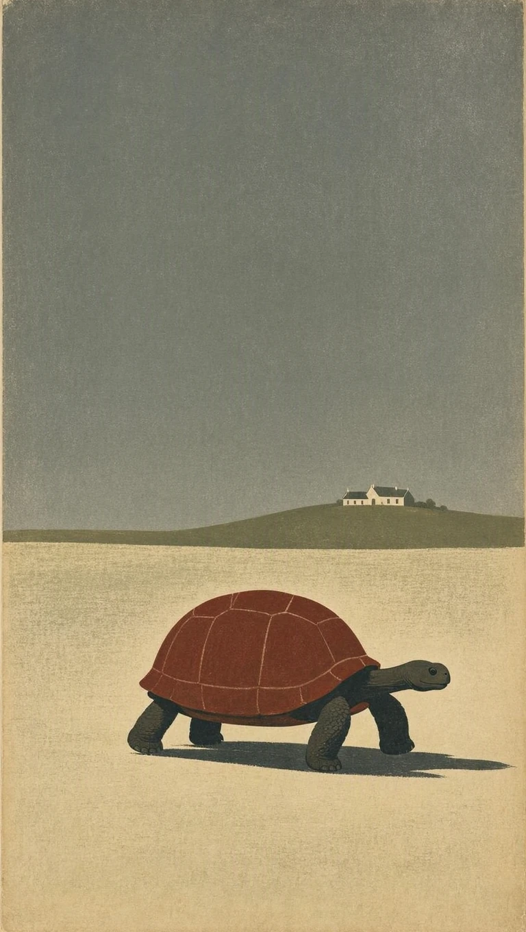 British post-war public-information poster in flat painted g…